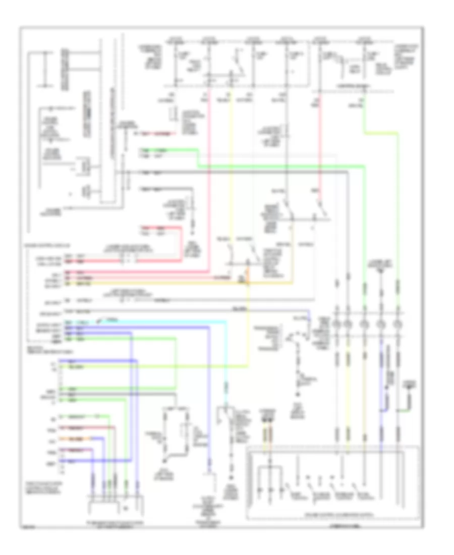 Cruise Control Wiring Diagram for Acura TL Type S 2008