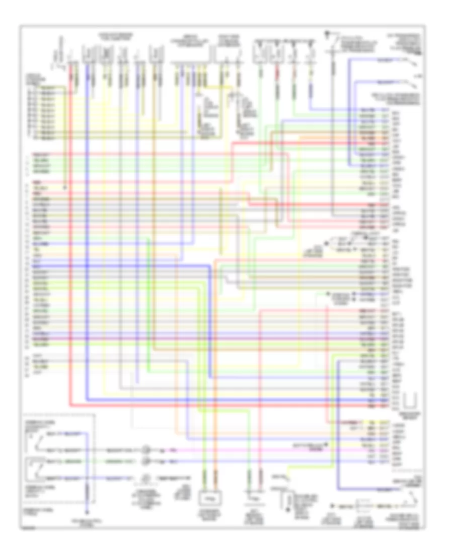 3.2L, Engine Performance Wiring Diagram, AT (5 of 5) for Acura TL Type S 2008