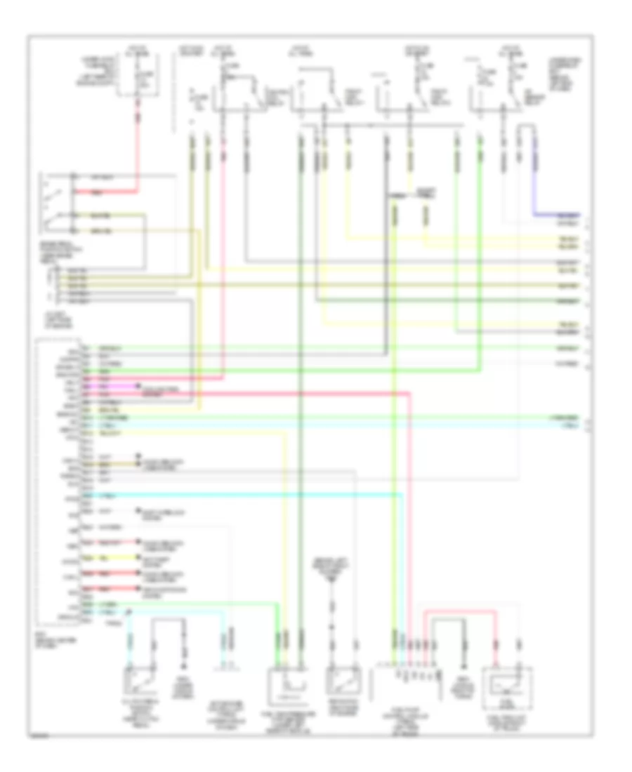 3.2L, Engine Performance Wiring Diagram, MT (1 of 5) for Acura TL Type S 2008