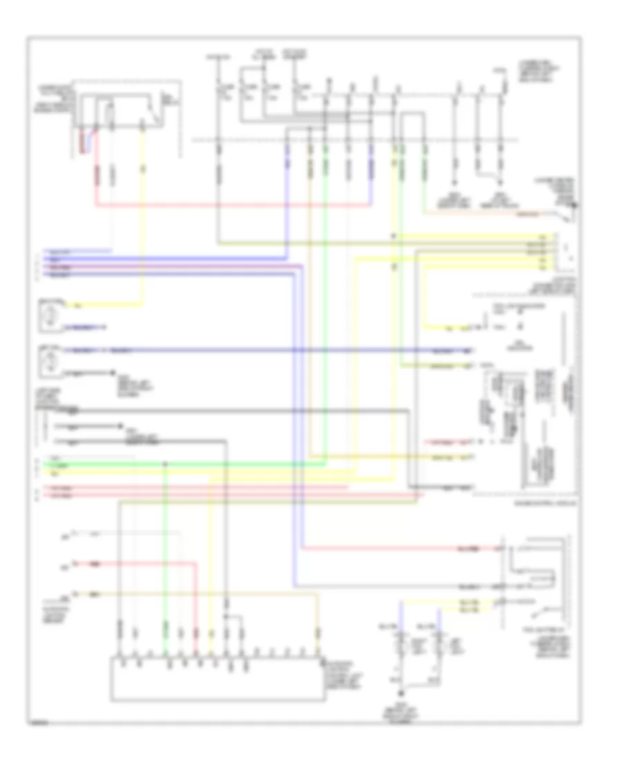 Headlights Wiring Diagram, with DRL (2 of 2) for Acura TL Type S 2008