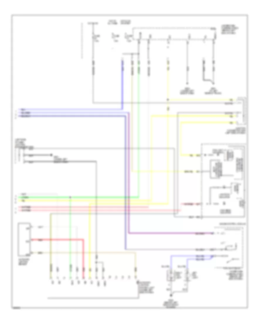 Headlights Wiring Diagram, without DRL (2 of 2) for Acura TL Type S 2008