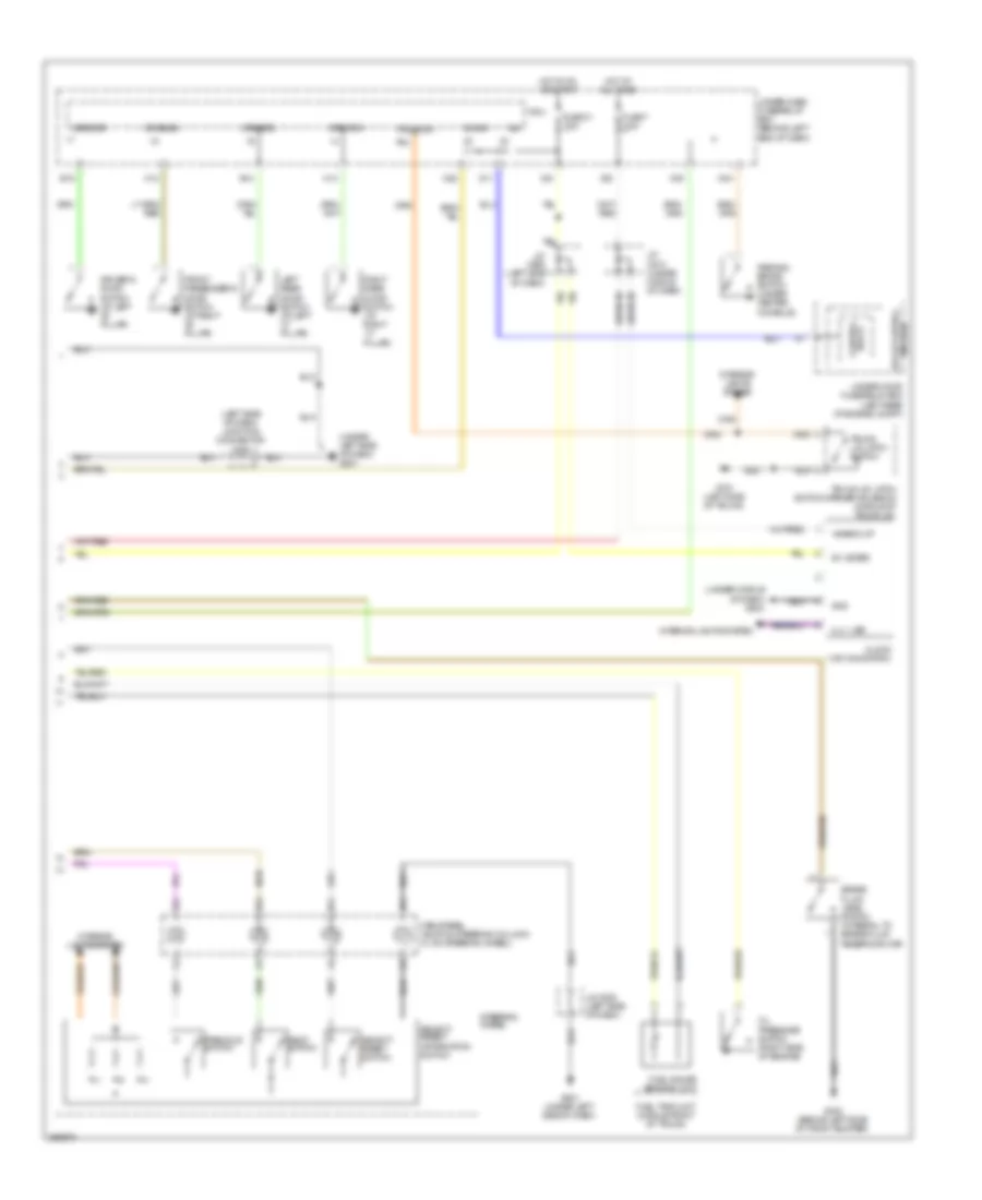 Instrument Cluster Wiring Diagram 2 of 2 for Acura TL Type S 2008