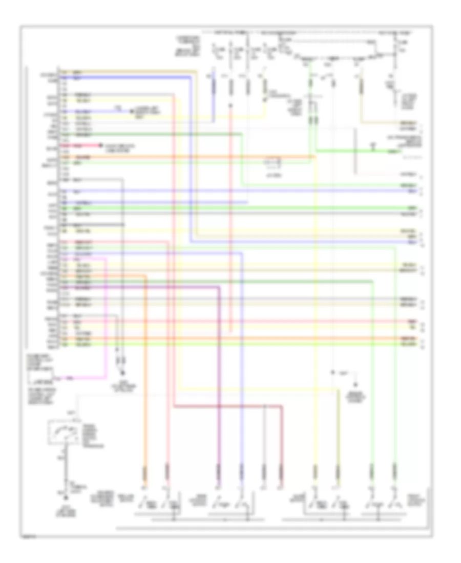 Driver s Memory Seat Wiring Diagram 1 of 2 for Acura TL Type S 2008