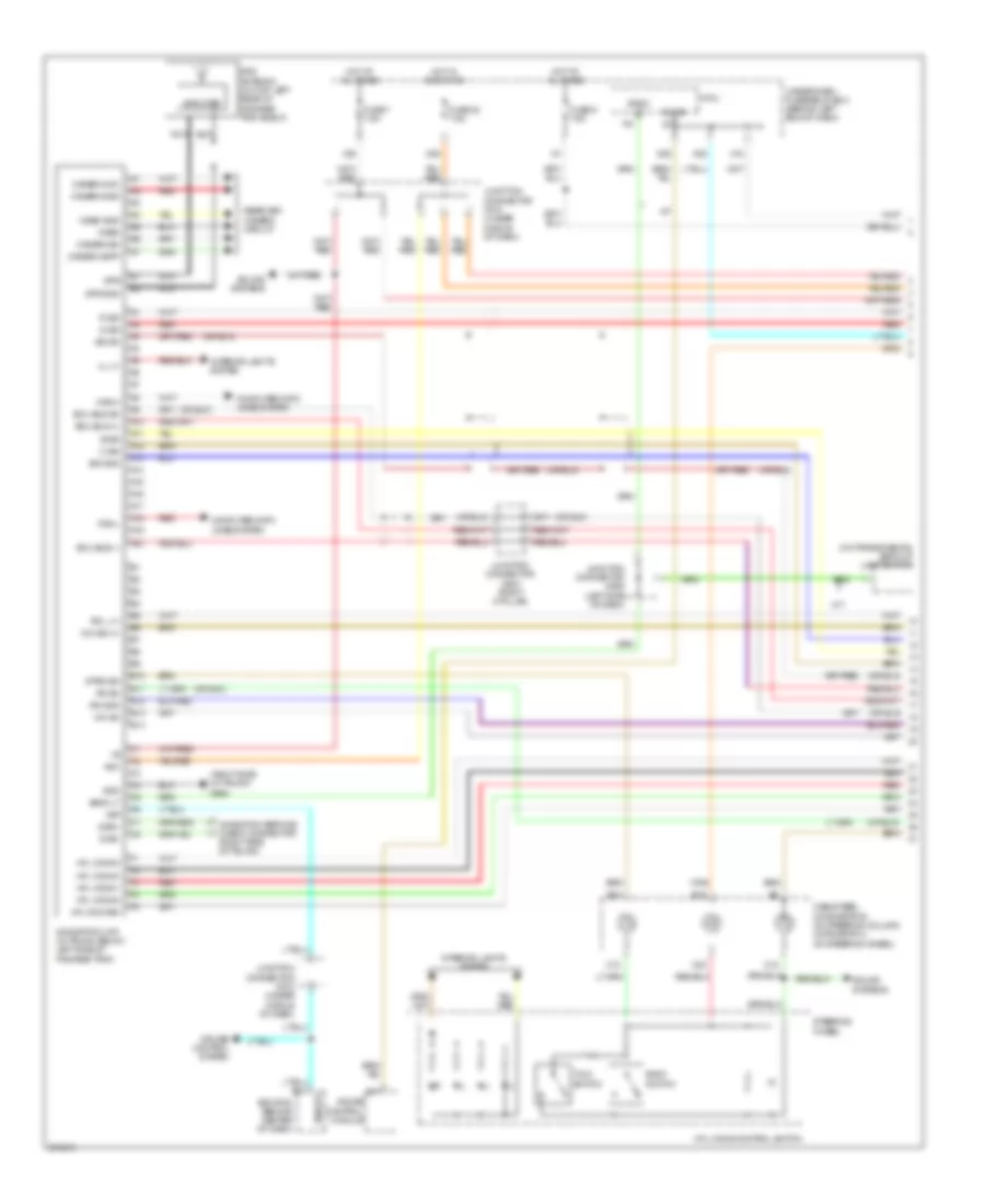 Navigation Wiring Diagram, Canada (1 of 3) for Acura TL Type S 2008