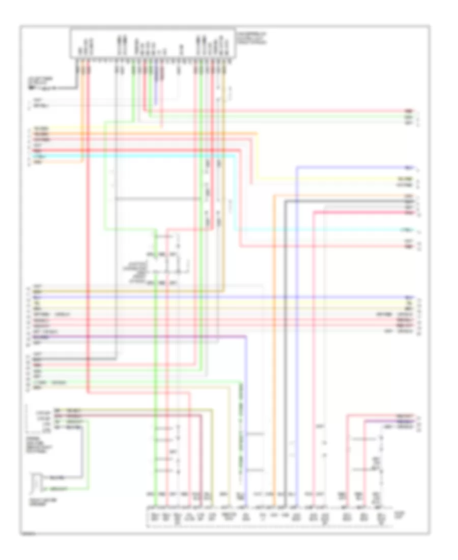 Navigation Wiring Diagram Canada 2 of 3 for Acura TL Type S 2008