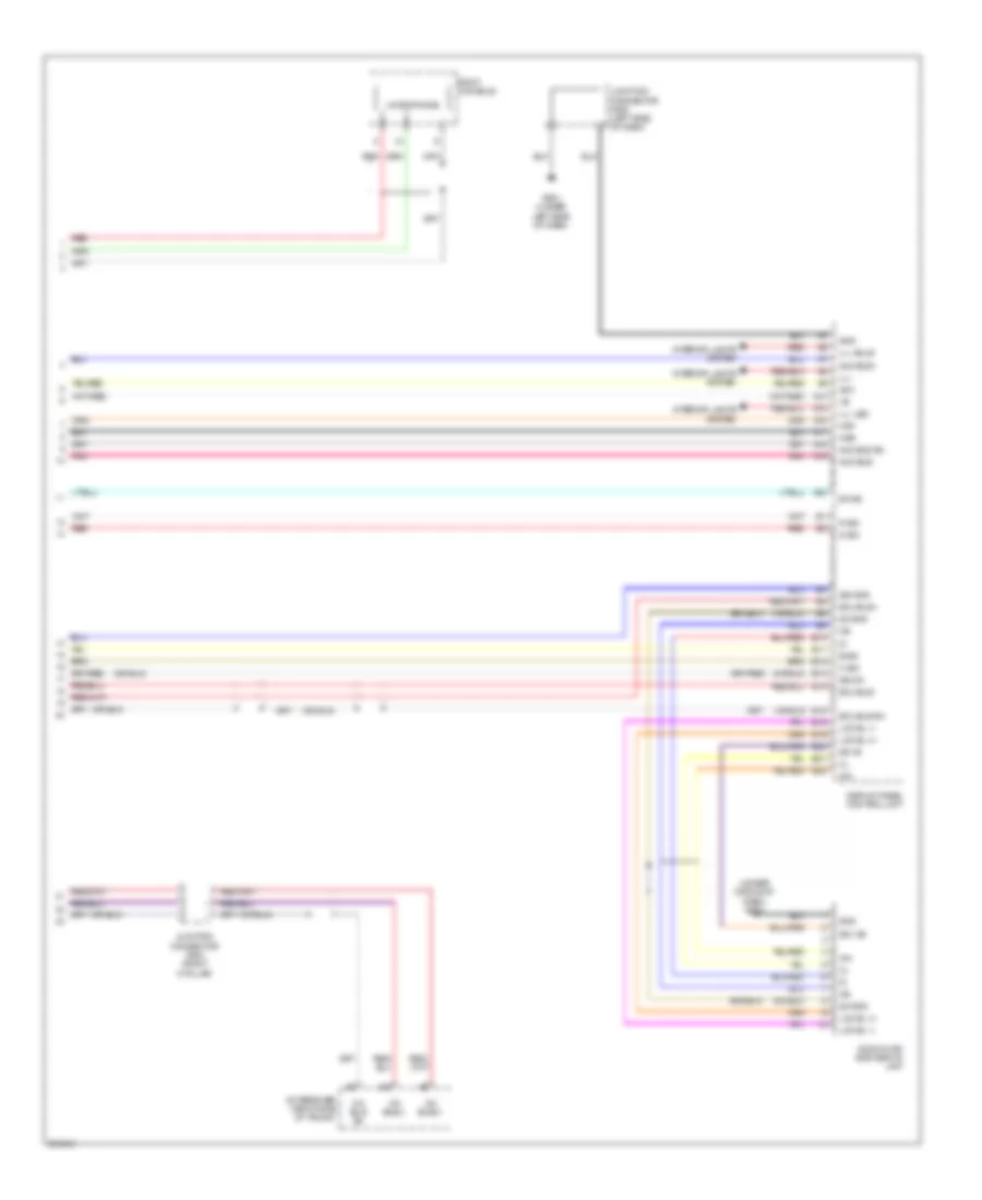 Navigation Wiring Diagram, Canada (3 of 3) for Acura TL Type S 2008
