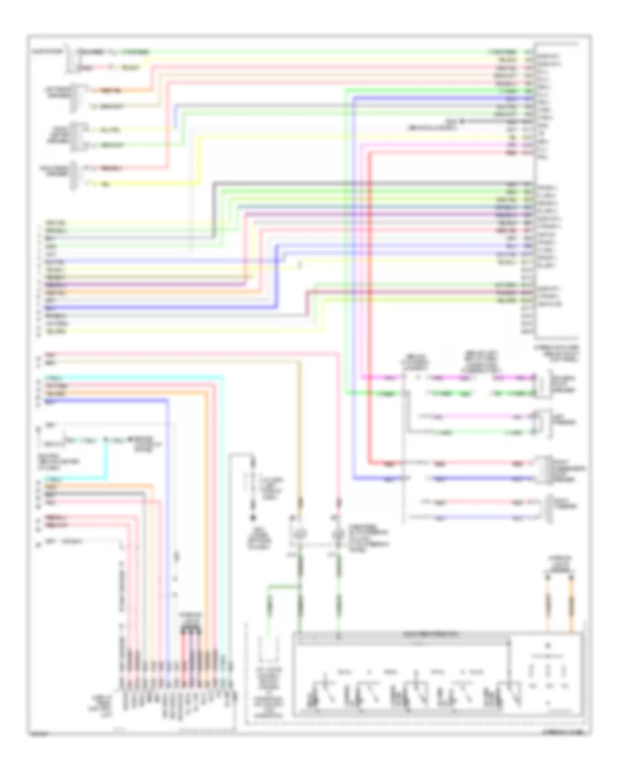 Radio Wiring Diagram with Navigation 3 of 3 for Acura TL Type S 2008