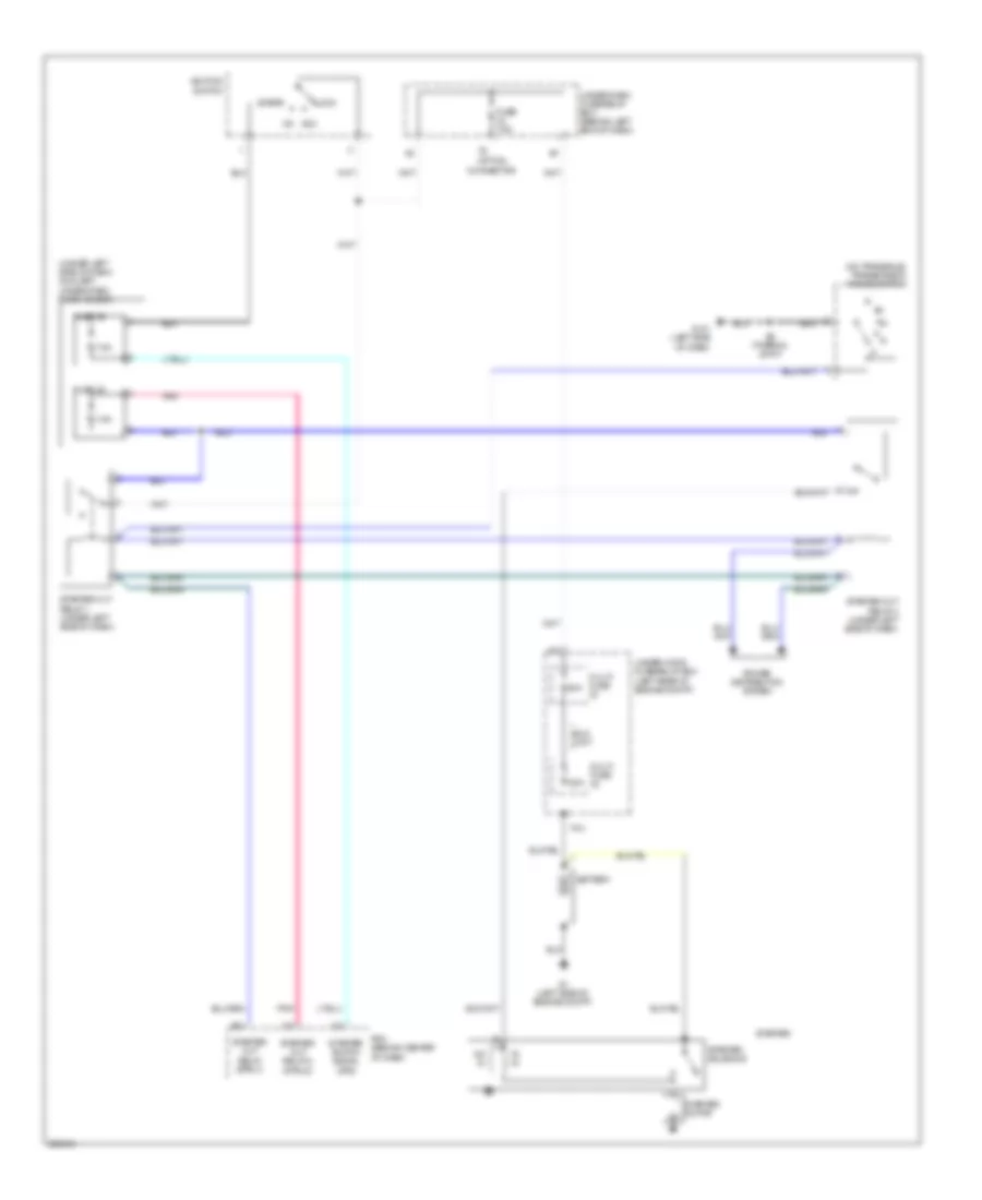 Starting Wiring Diagram, AT for Acura TL Type S 2008