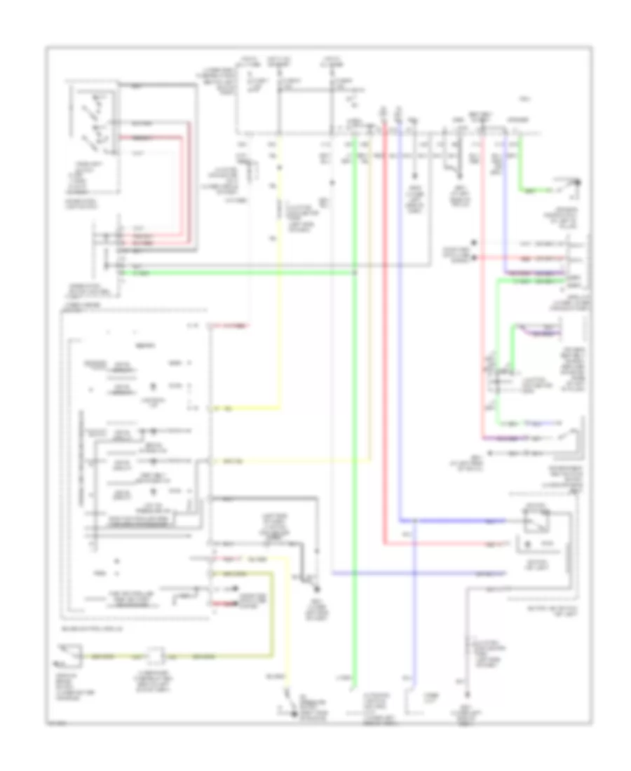 Chime Wiring Diagram for Acura TL Type S 2008