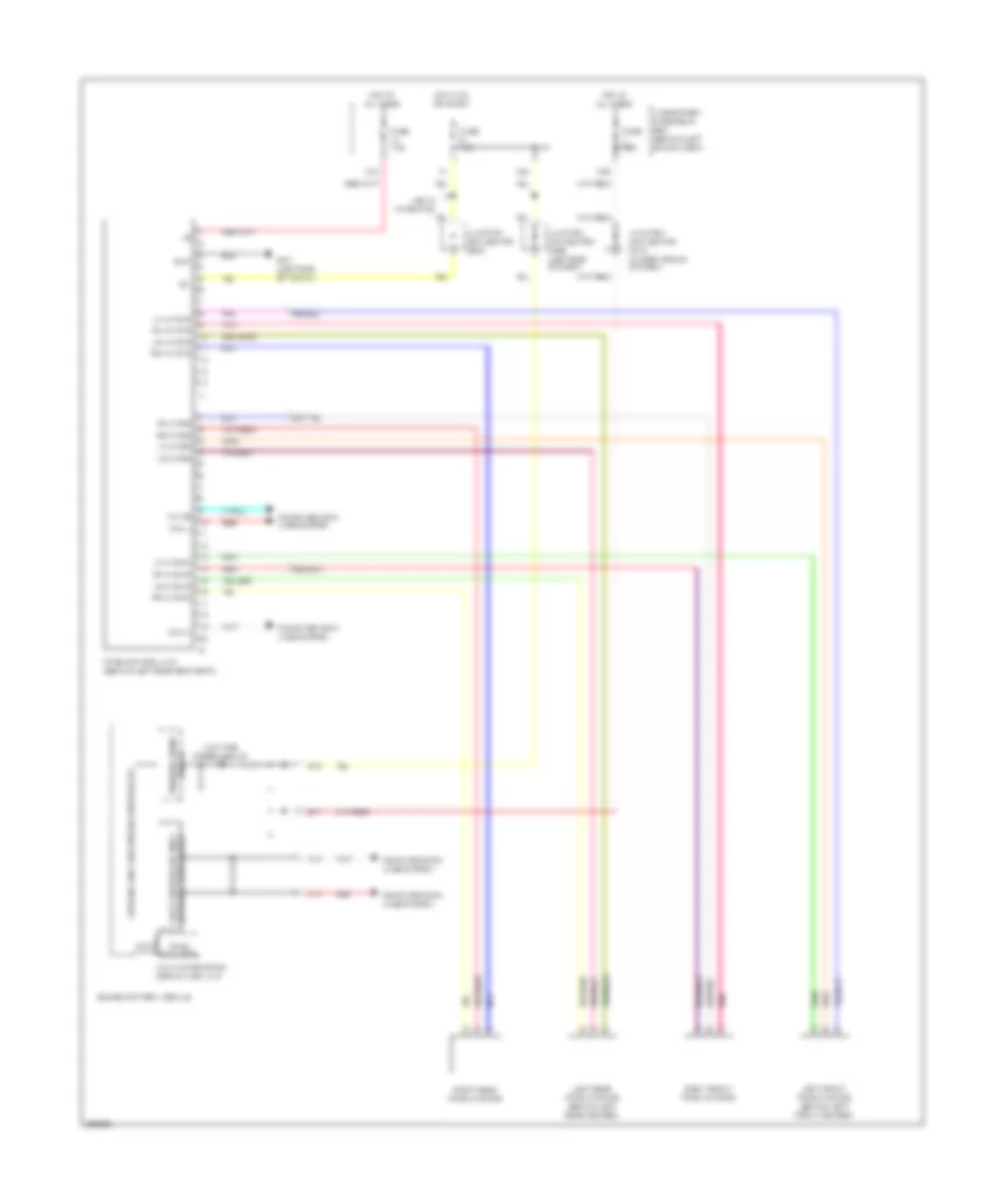 Tire Pressure Monitoring Wiring Diagram for Acura TL Type S 2008