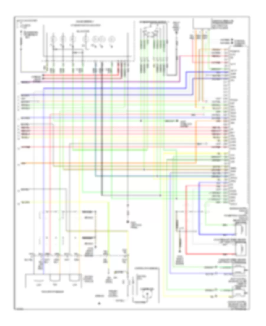 1.8L, Engine Performance Wiring Diagram (3 of 3) for Acura Integra LS 2000