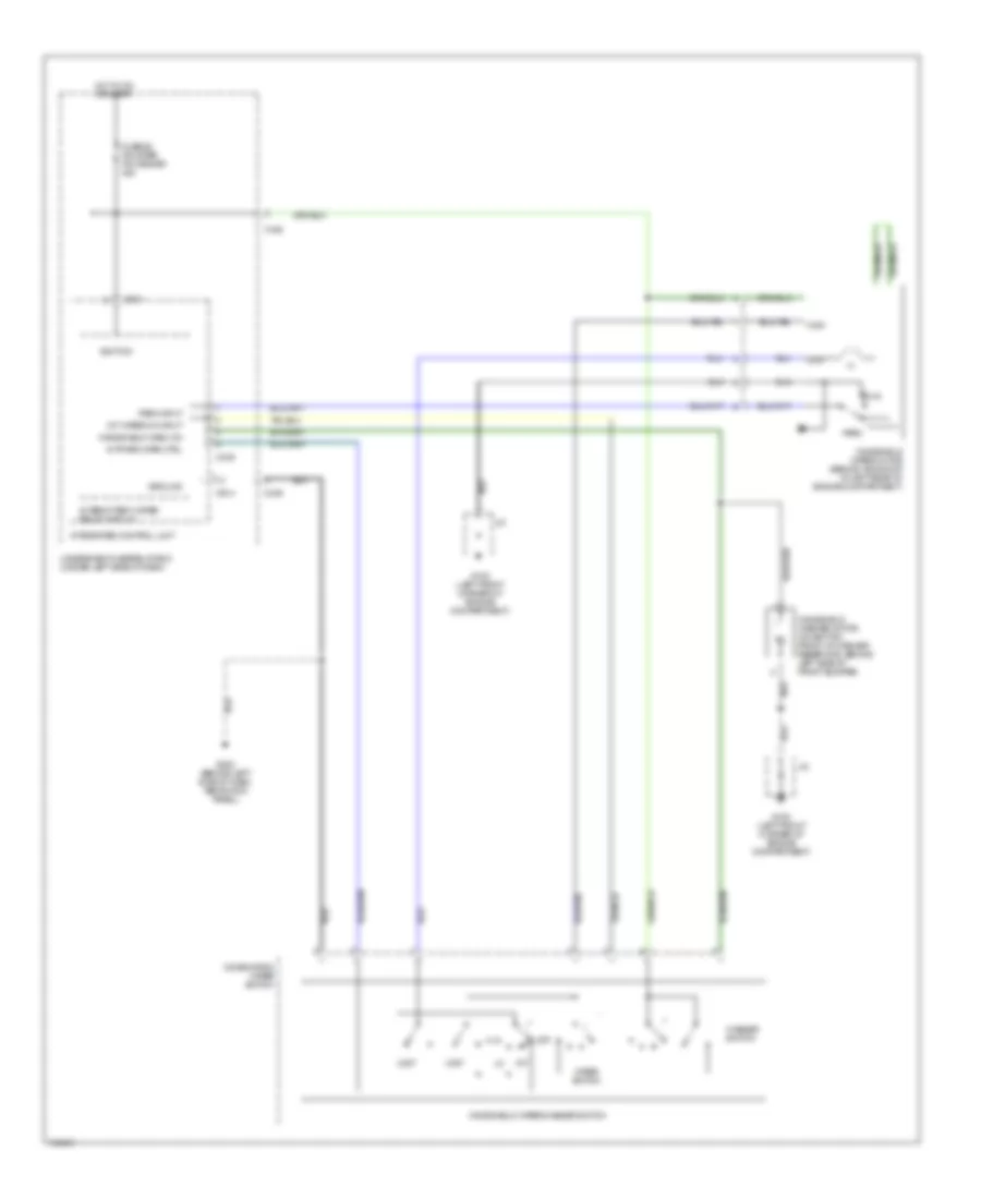 Front Wiper Washer Wiring Diagram for Acura Integra Type R 2000