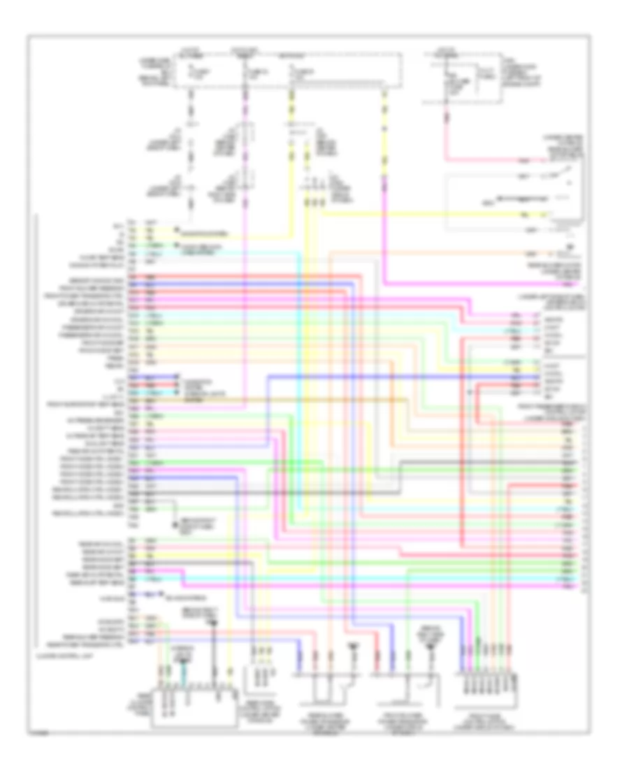 Электросхема кондиционера (1 из 2) для Acura MDX 2009