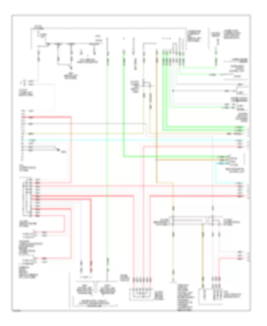 Computer Data Lines Wiring Diagram 1 of 3 for Acura MDX 2009