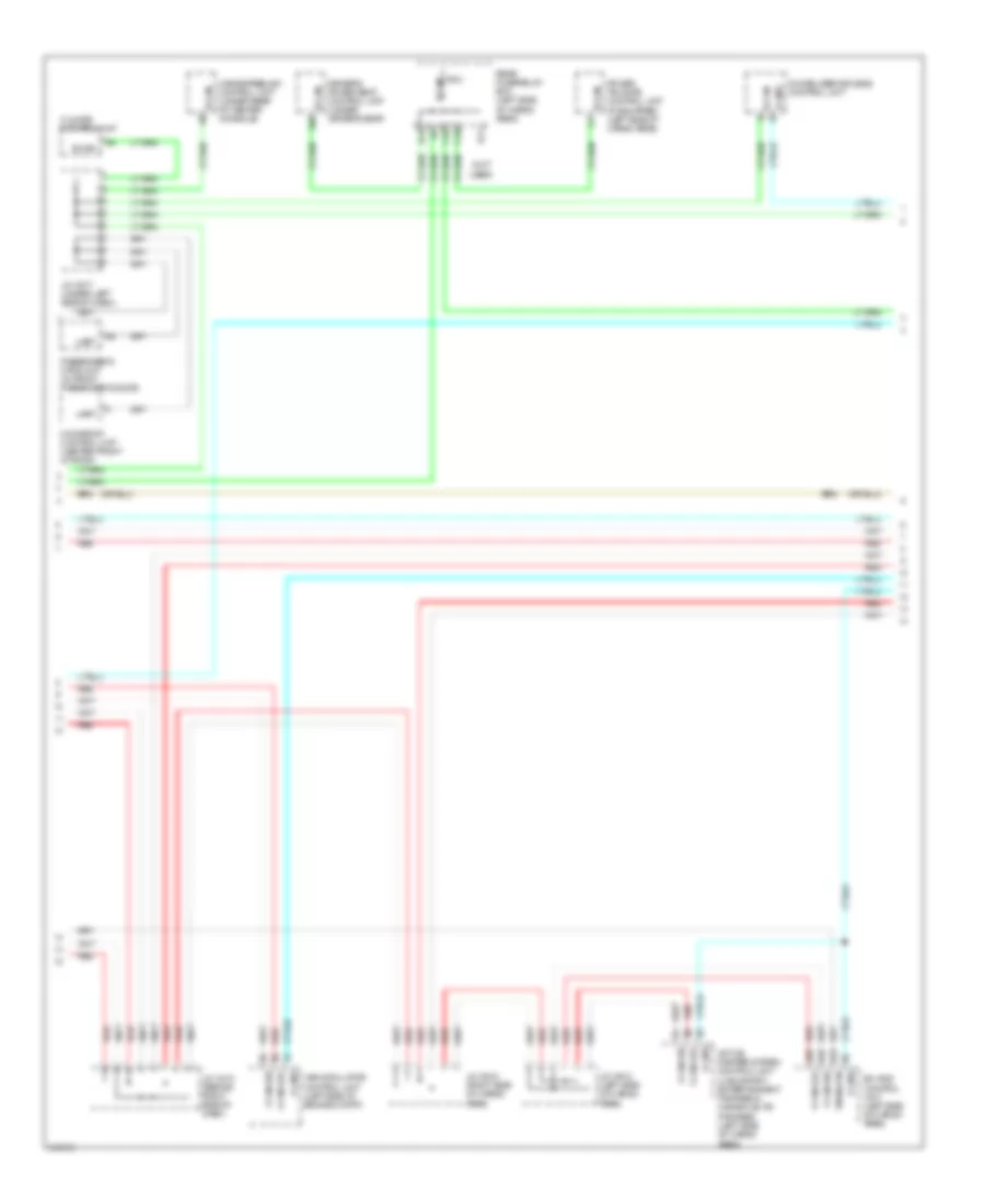 Computer Data Lines Wiring Diagram 2 of 3 for Acura MDX 2009