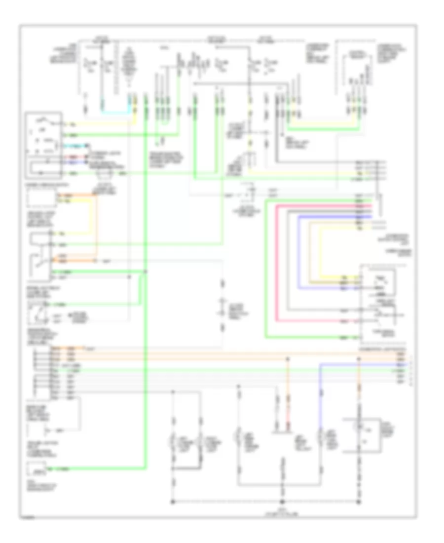 Exterior Lamps Wiring Diagram 1 of 2 for Acura MDX 2009