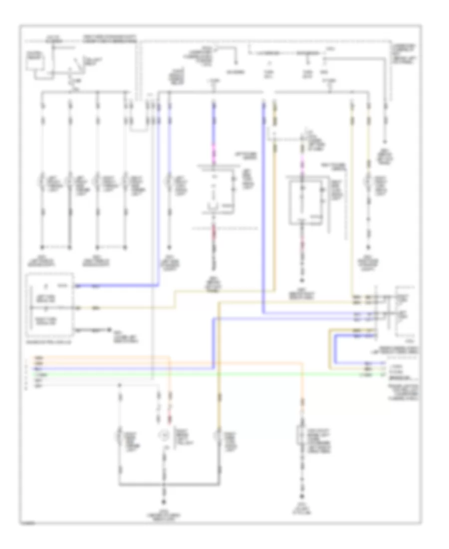 Exterior Lamps Wiring Diagram 2 of 2 for Acura MDX 2009