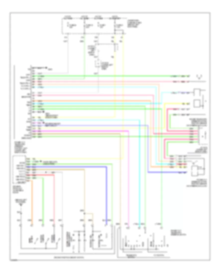 Memory Power Tilt  Power Telescopic Wiring Diagram for Acura MDX 2009