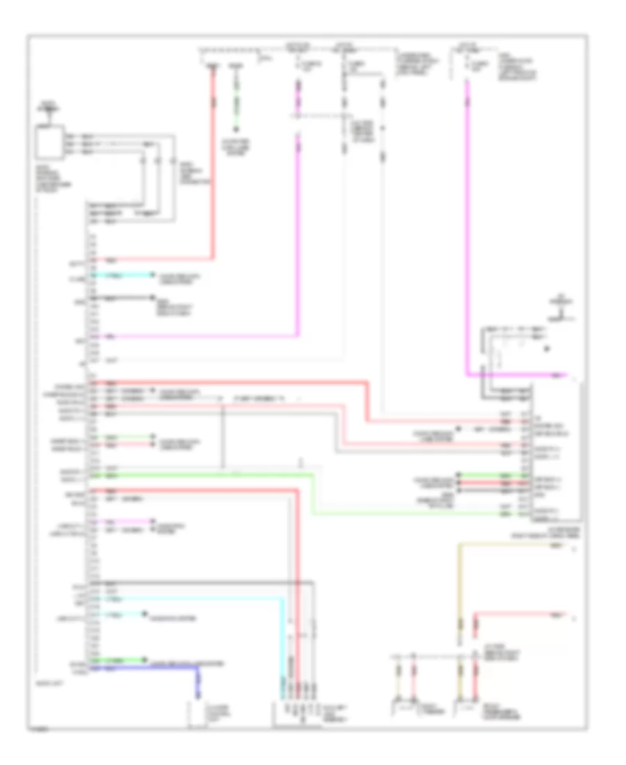Base Radio Wiring Diagram 1 of 2 for Acura MDX 2009
