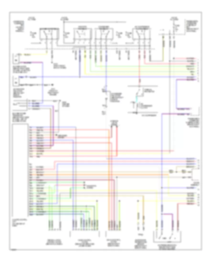 Air Conditioning Wiring Diagram, Type S (1 of 2) for Acura 3.2CL 2001