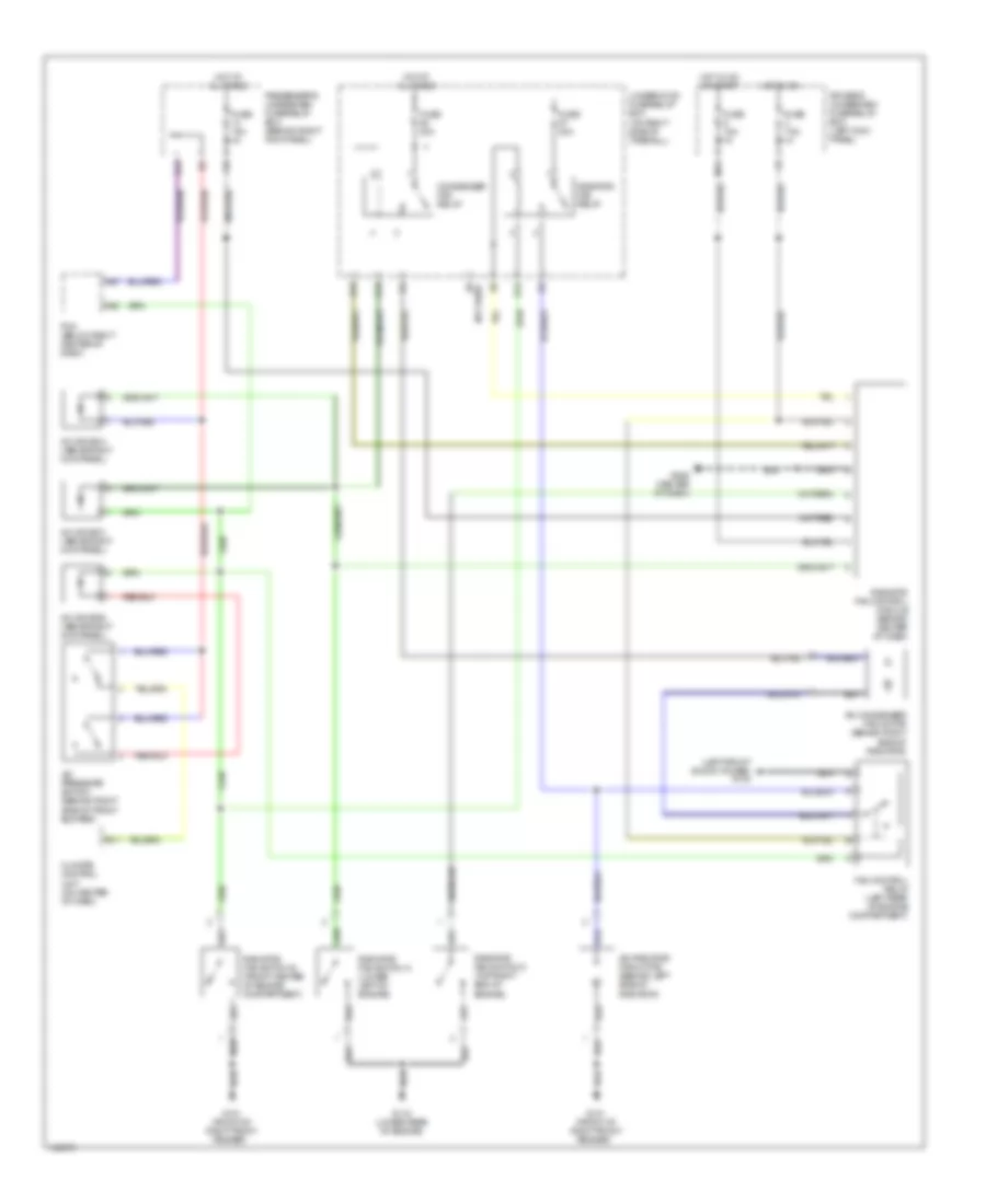 Cooling Fan Wiring Diagram Type S for Acura 3 2CL 2001