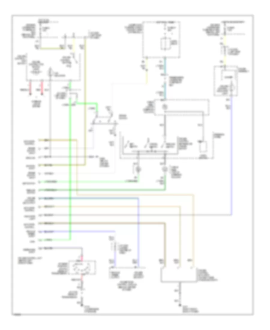 Cruise Control Wiring Diagram for Acura 3.2CL 2001