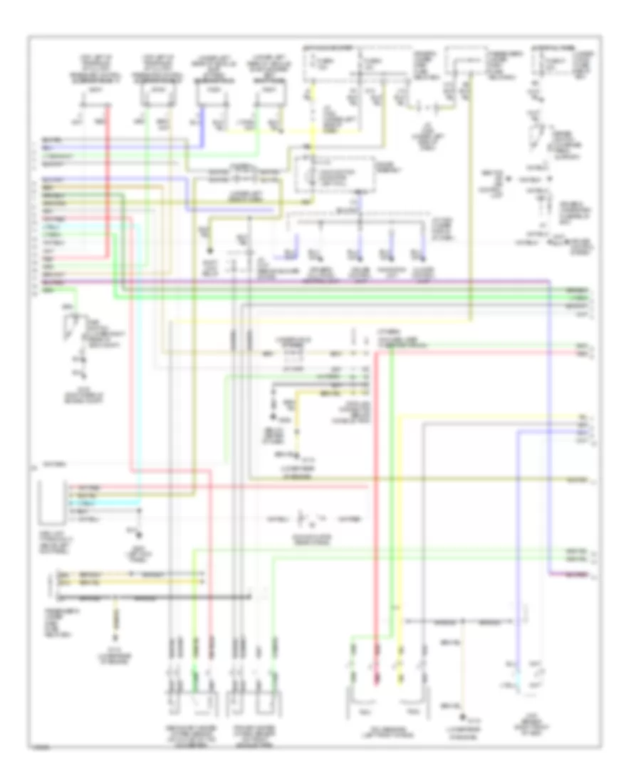 Engine Performance Wiring Diagram 2 of 4 for Acura 3 2CL 2001
