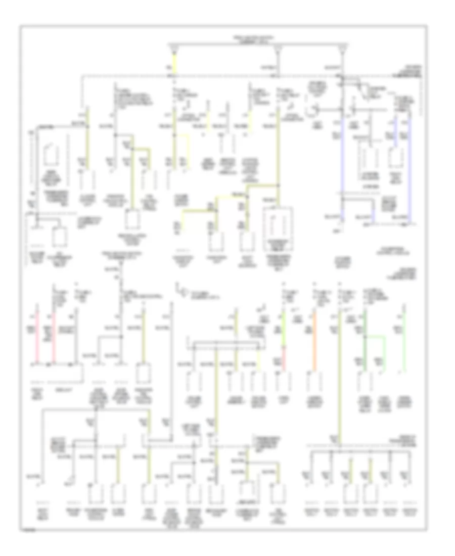 Power Distribution Wiring Diagram 2 of 4 for Acura 3 2CL 2001