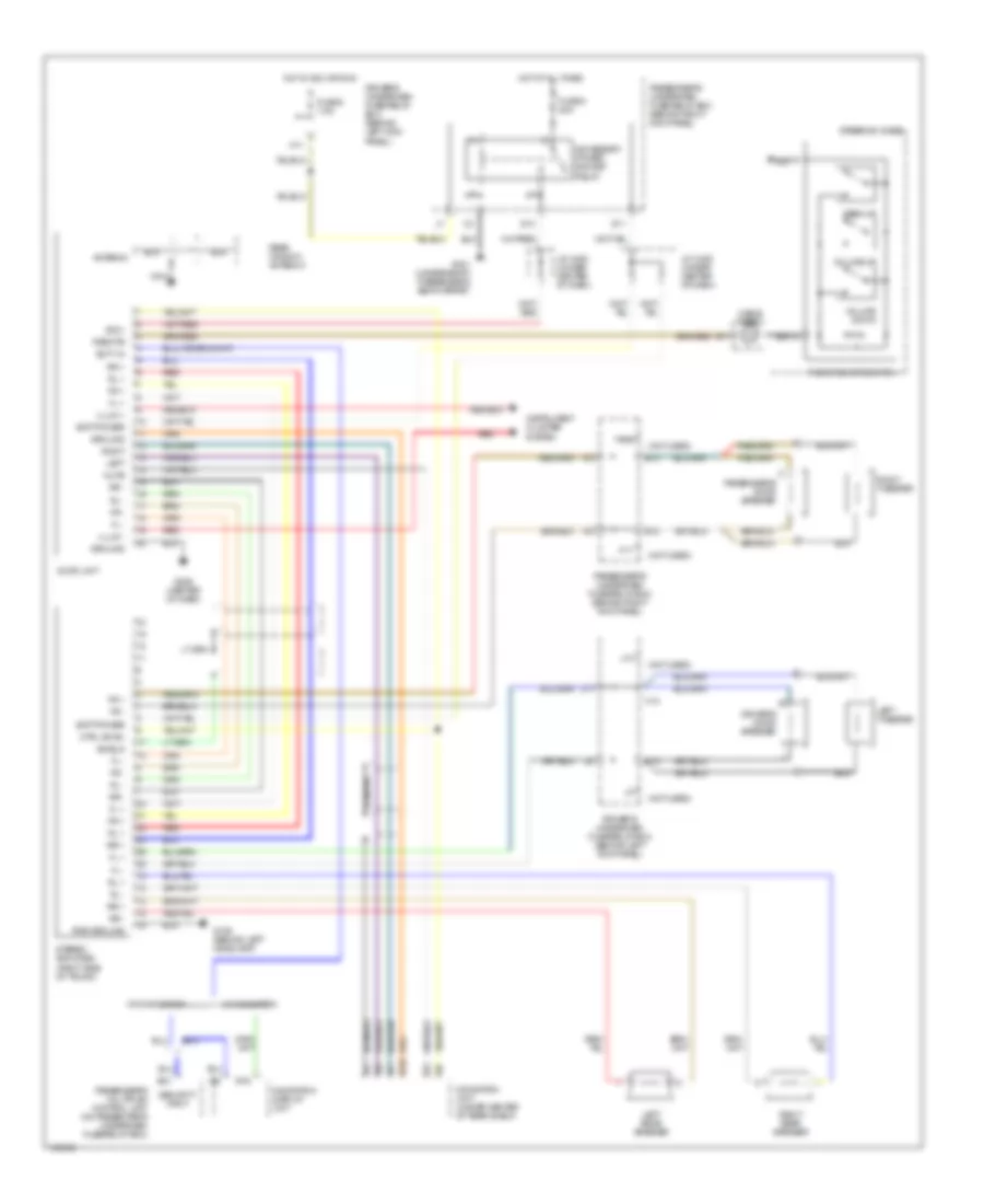 Radio Wiring Diagram for Acura 3 2CL 2001