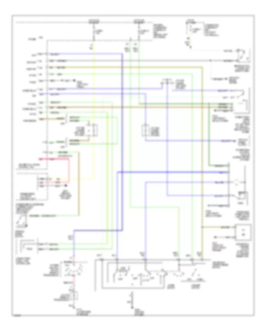 WiperWasher Wiring Diagram for Acura 3.2CL 2001