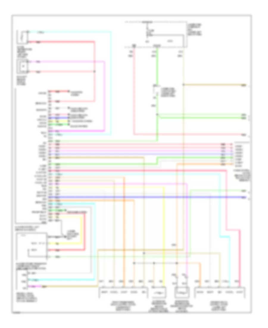 Automatic AC Wiring Diagram (1 of 2) for Acura RDX 2009