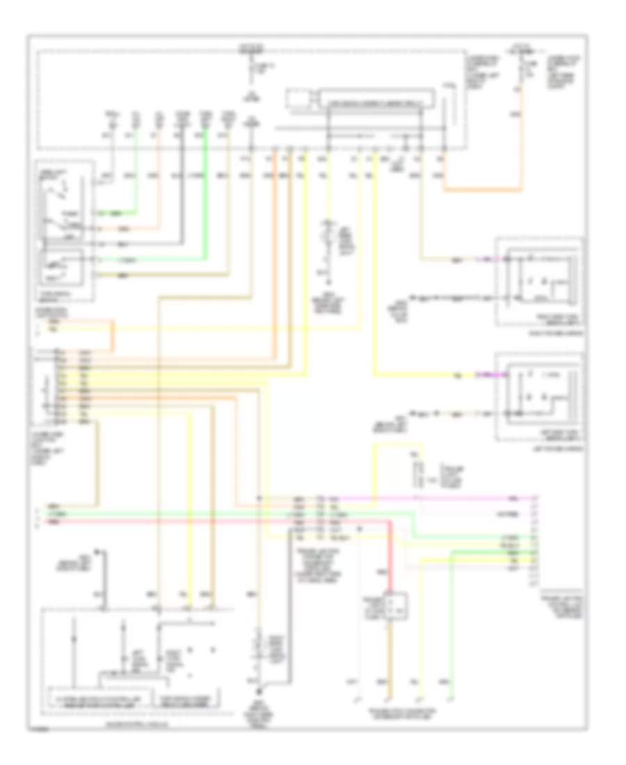 Exterior Lamps Wiring Diagram (2 of 2) for Acura RDX 2009