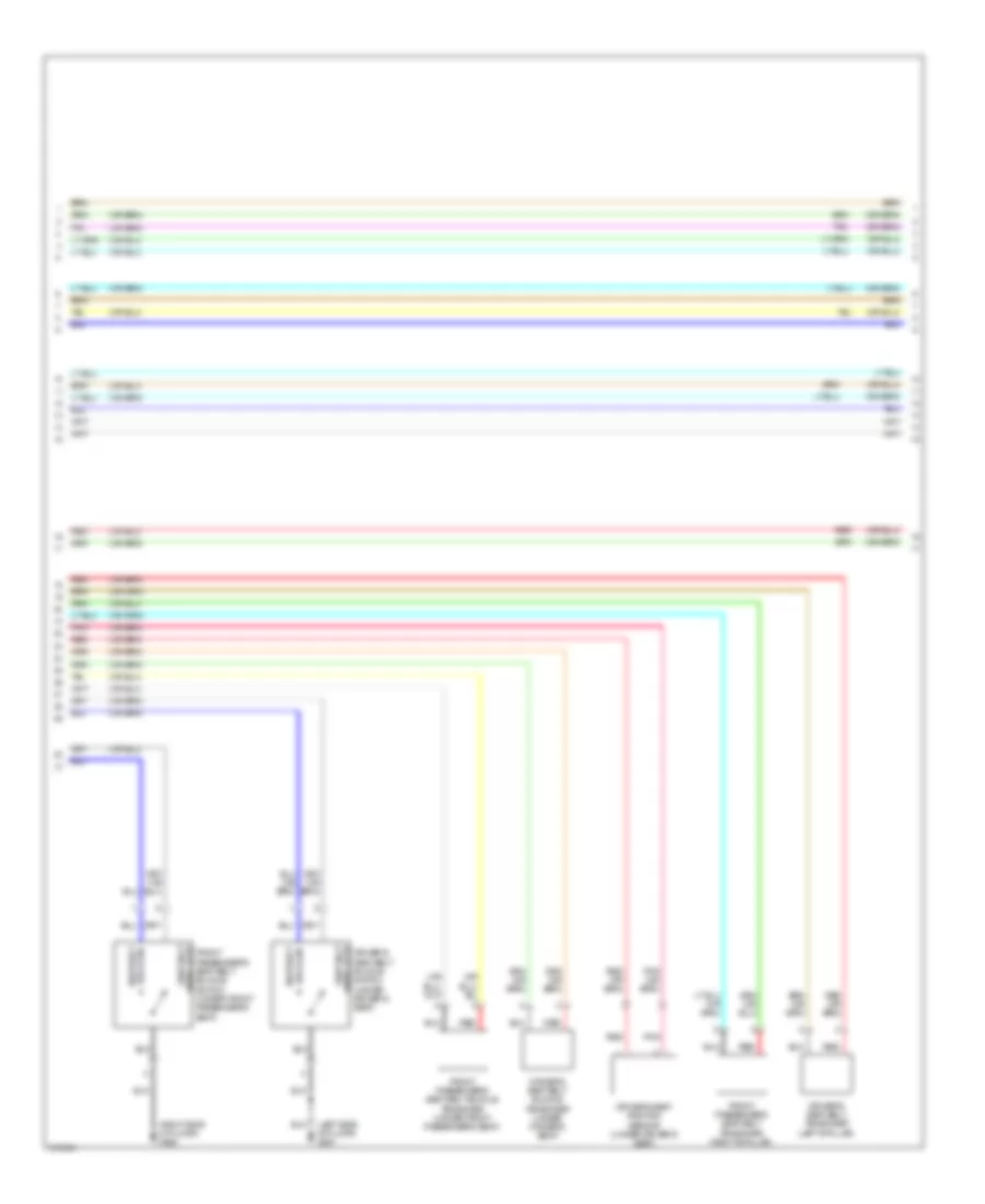 Supplemental Restraints Wiring Diagram (2 of 4) for Acura RDX 2009