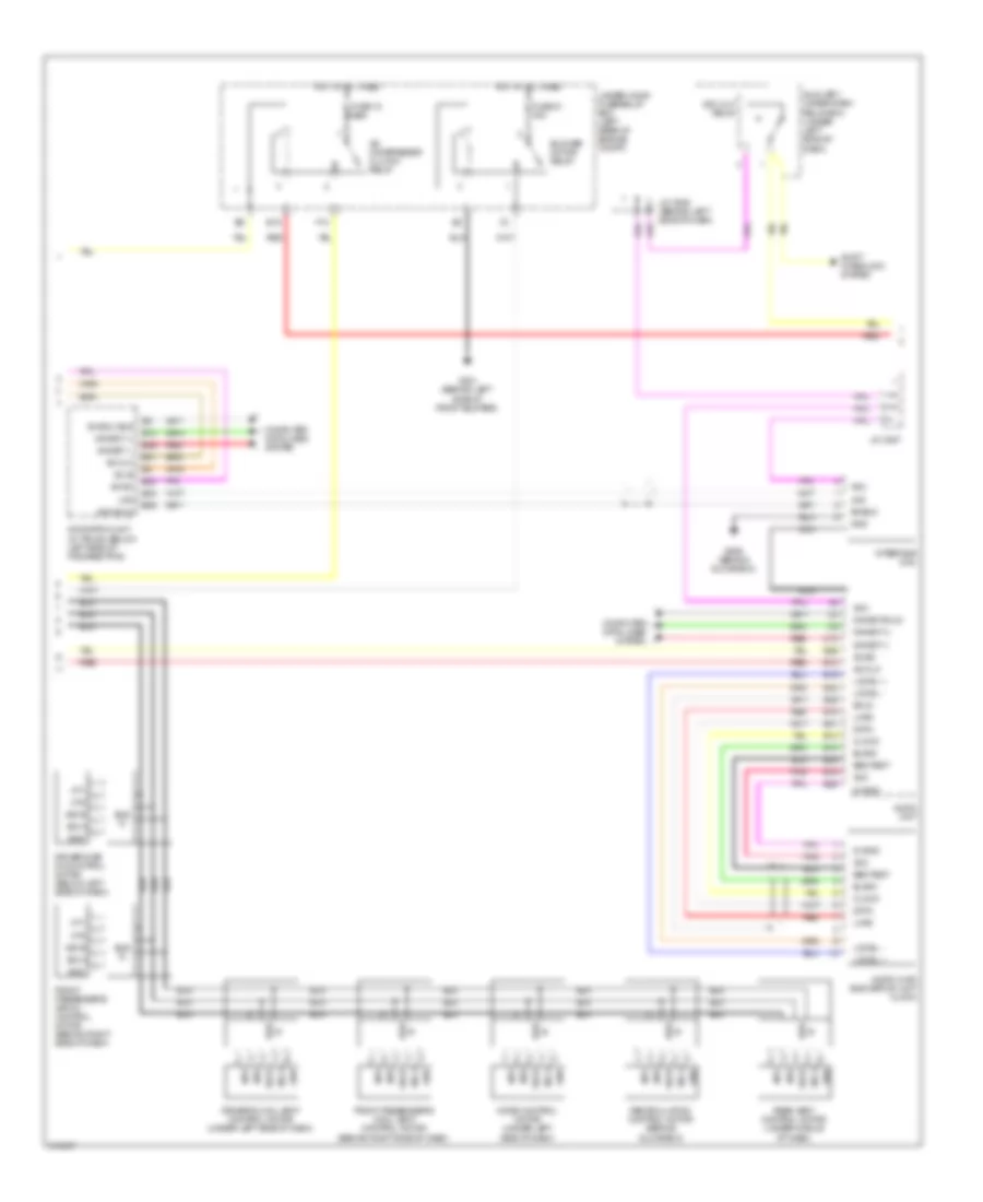 Automatic AC Wiring Diagram (2 of 3) for Acura RL 2009