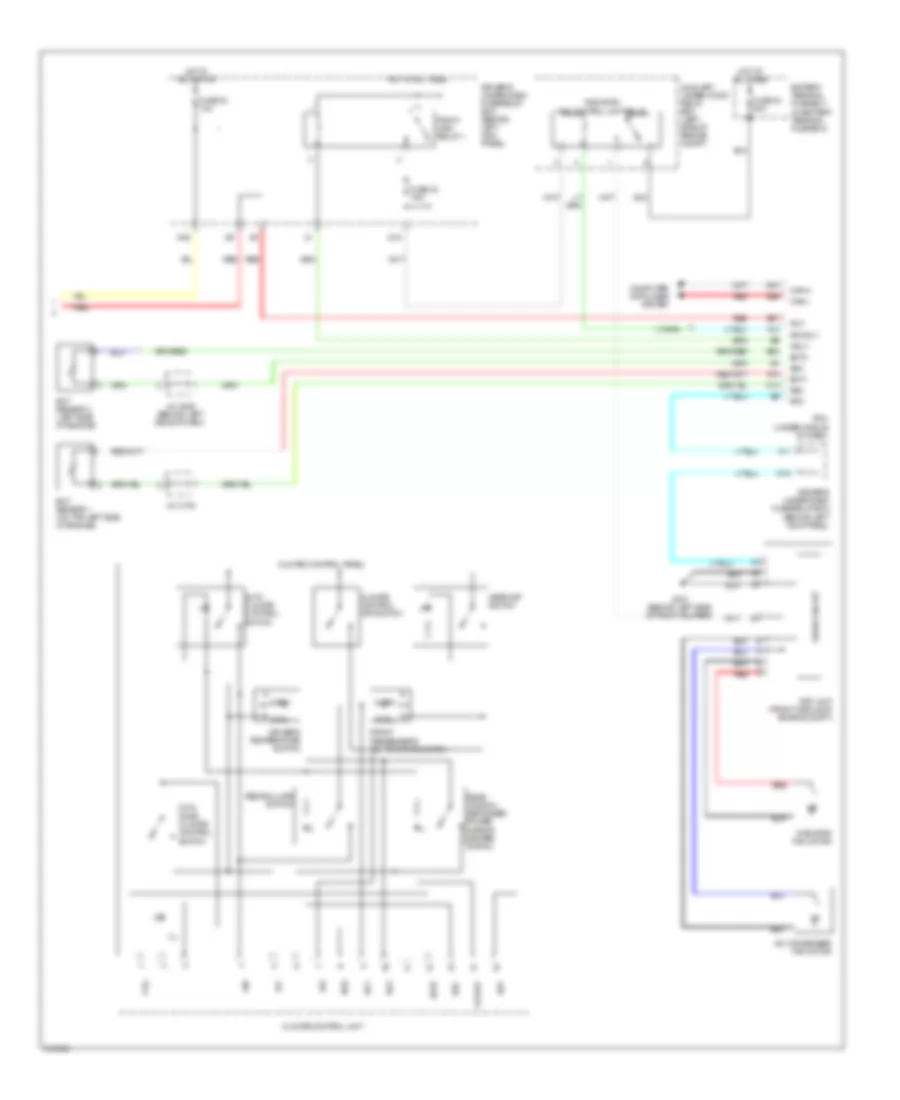 Automatic AC Wiring Diagram (3 of 3) for Acura RL 2009