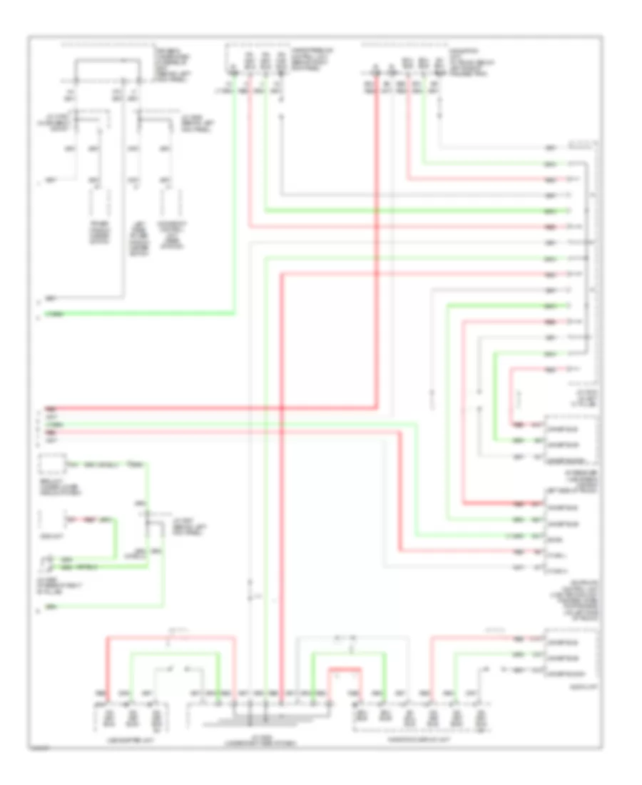 High Low Bus Wiring Diagram 2 of 2 for Acura RL 2009