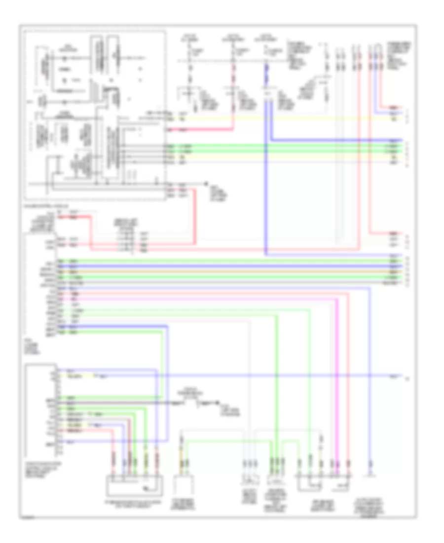 Adaptive Cruise Control Wiring Diagram 1 of 3 for Acura RL 2009