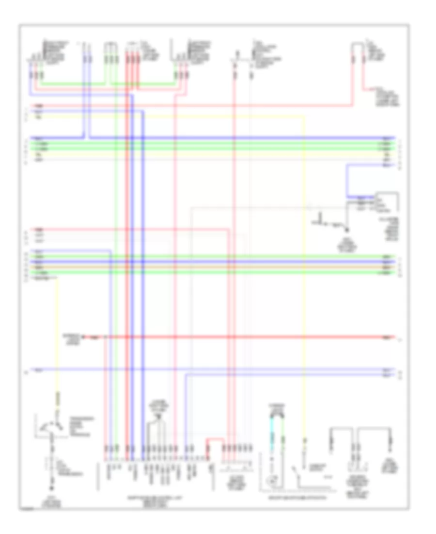 Adaptive Cruise Control Wiring Diagram (2 of 3) for Acura RL 2009