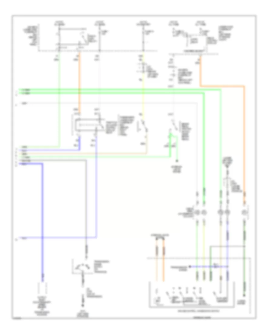 Cruise Control Wiring Diagram (2 of 2) for Acura RL 2009