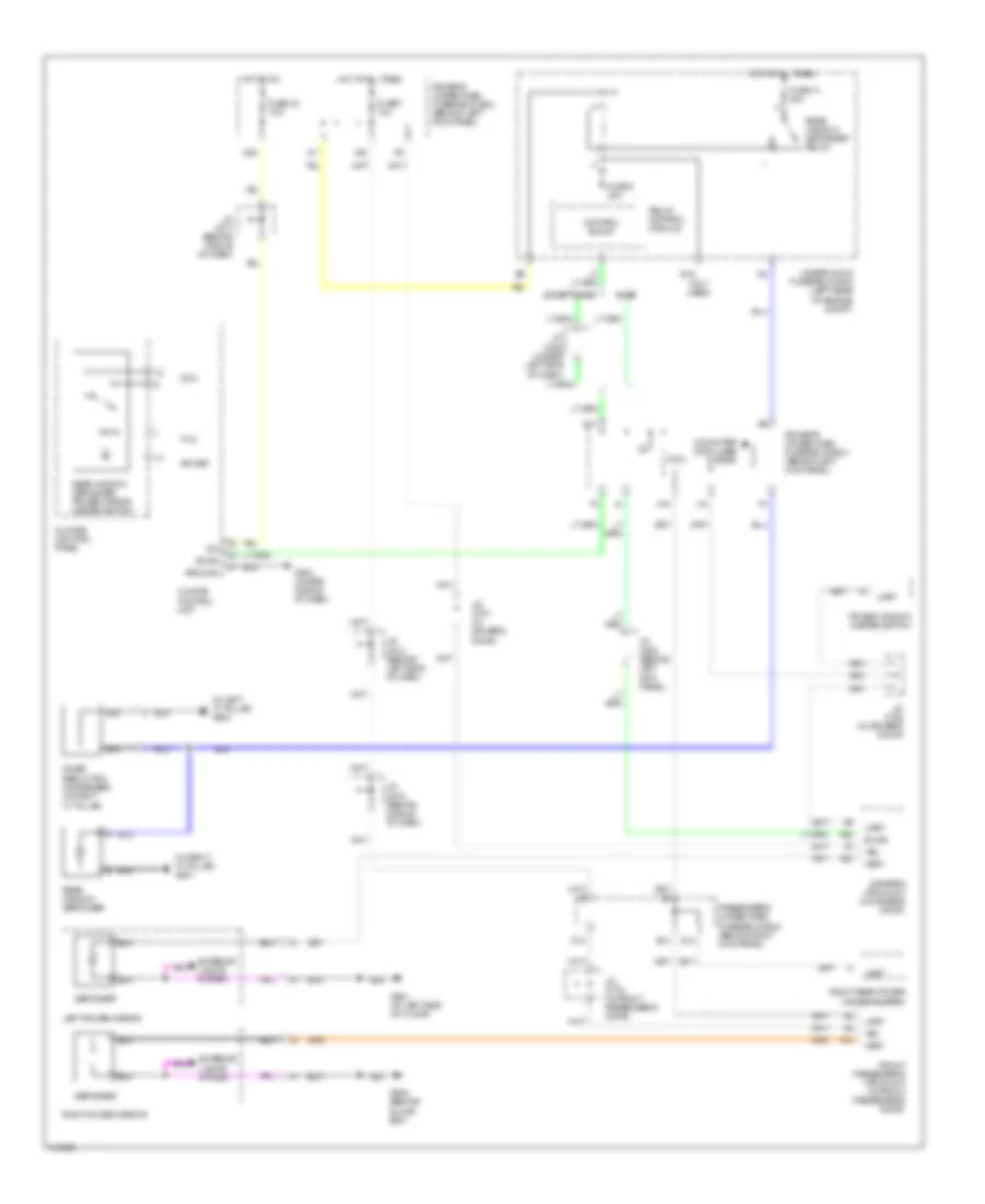 Defoggers Wiring Diagram for Acura RL 2009
