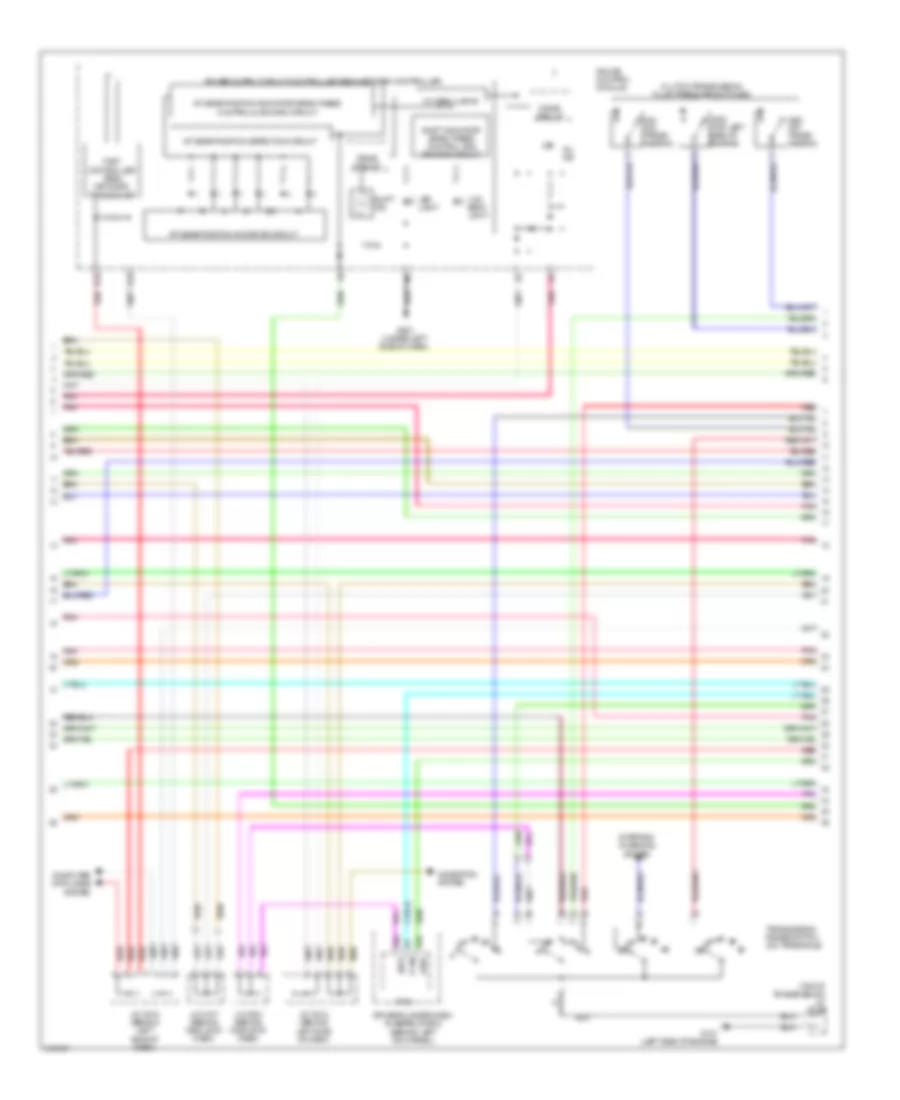 3.7L, Engine Performance Wiring Diagram (5 of 6) for Acura RL 2009