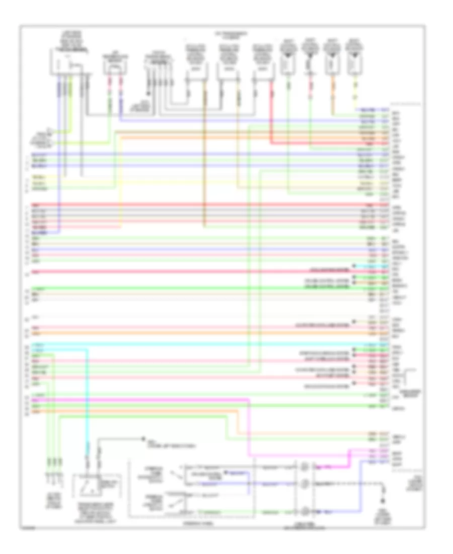 3.7L, Engine Performance Wiring Diagram (6 of 6) for Acura RL 2009