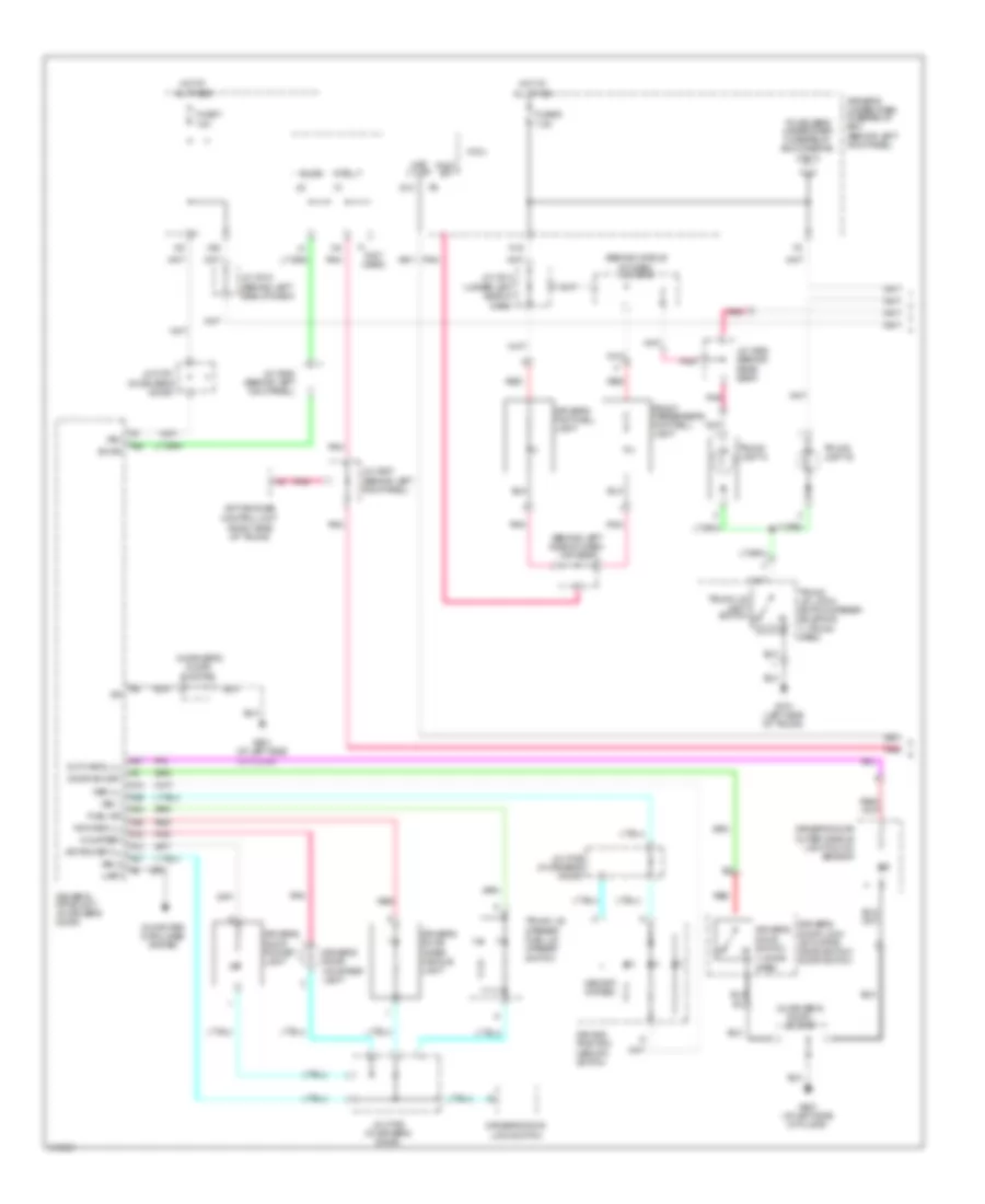 Courtesy Lamps Wiring Diagram 1 of 3 for Acura RL 2009