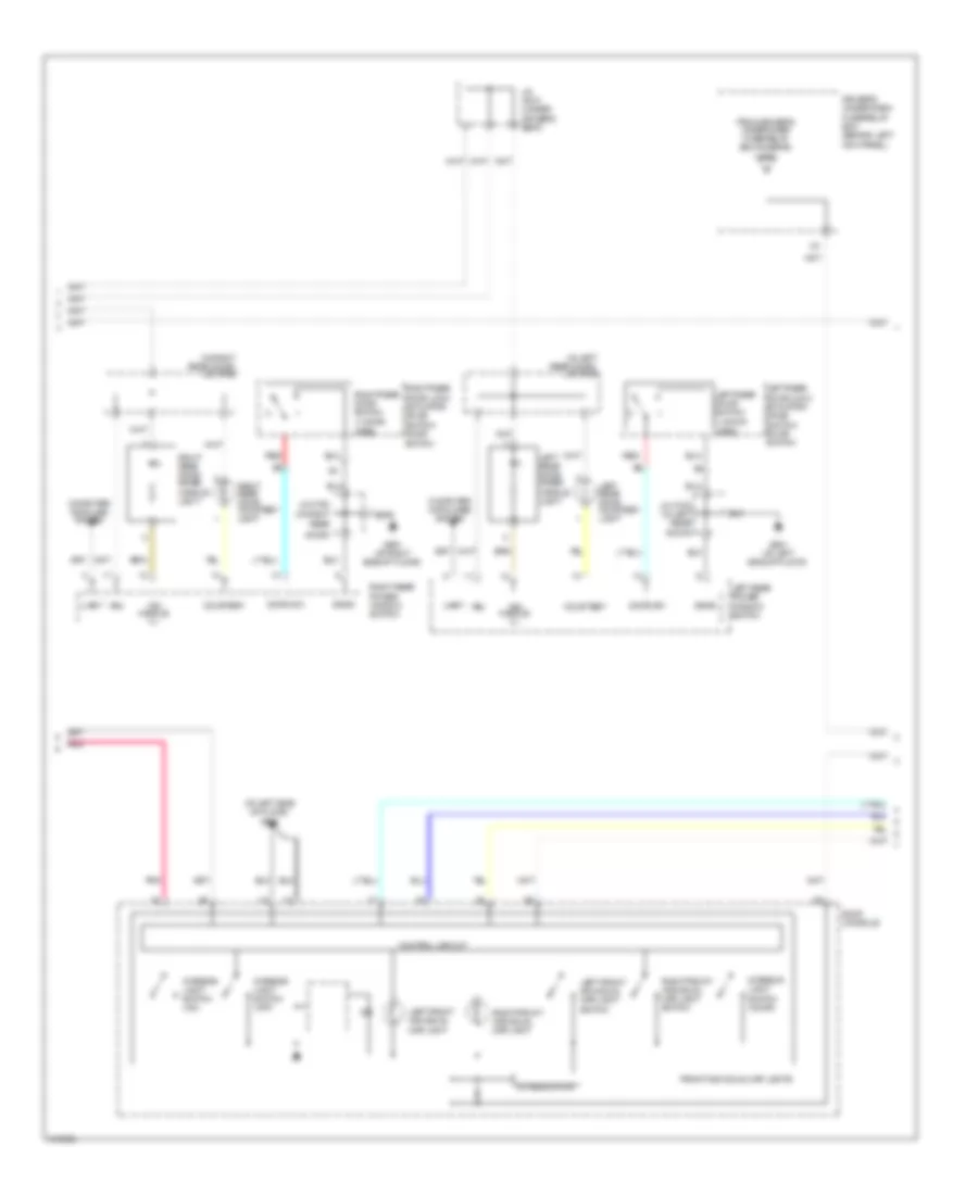 Courtesy Lamps Wiring Diagram (2 of 3) for Acura RL 2009