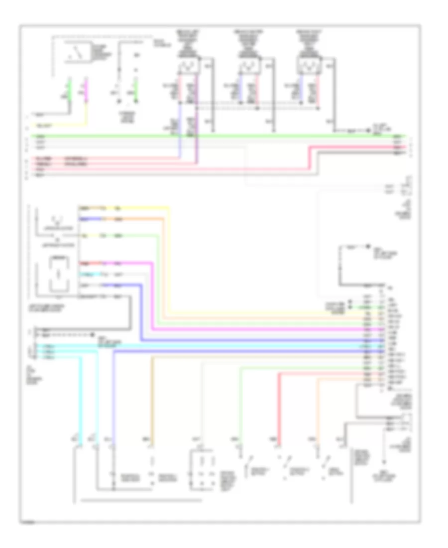 Memory Systems Wiring Diagram (2 of 4) for Acura RL 2009