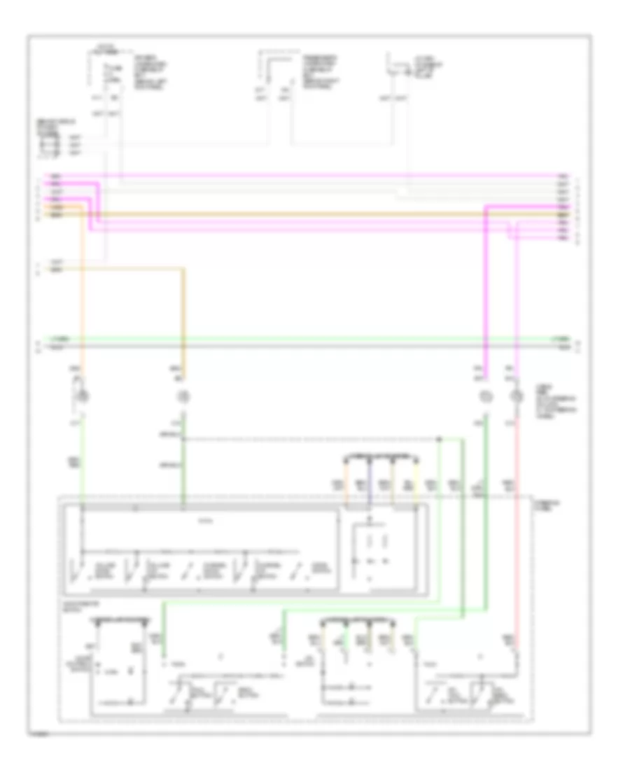 Navigation Wiring Diagram, USA (2 of 7) for Acura RL 2009