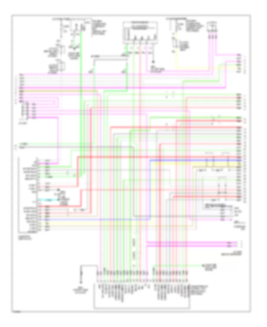 Navigation Wiring Diagram, USA (3 of 7) for Acura RL 2009