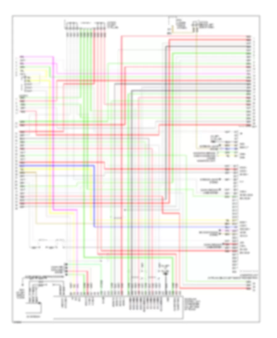 Navigation Wiring Diagram, USA (4 of 7) for Acura RL 2009