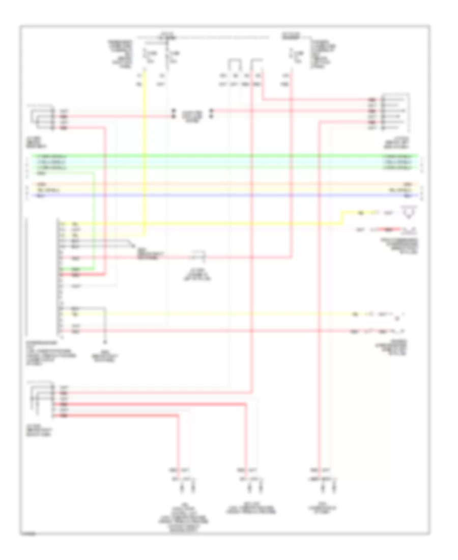 Supplemental Restraints Wiring Diagram (3 of 4) for Acura RL 2009