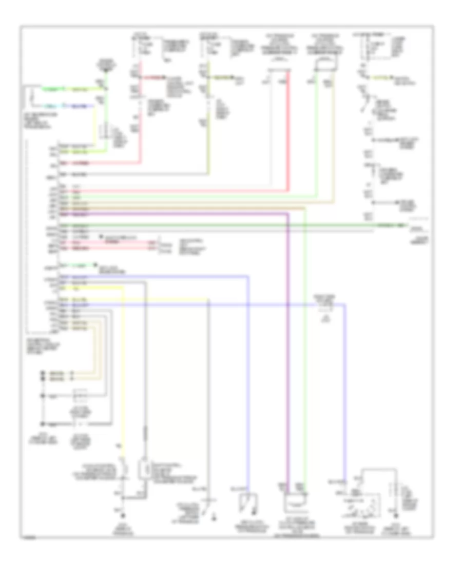 Transmission Wiring Diagram 1 of 2 for Acura 3 2TL 2001